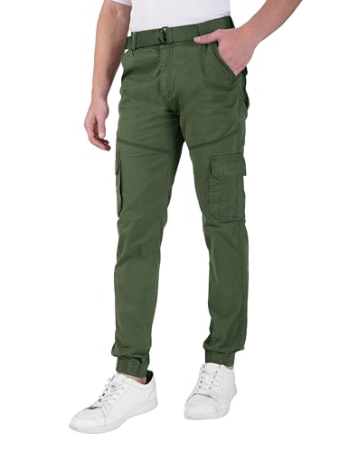 Image of Urban Legends Cargos for Men || Men's Cotton Regular Fit Cargo Joggers with 6 Pockets || Casual Pants || (UL-1R6)