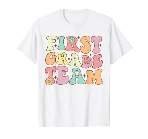 Groovy - Equipo de primer grado para profesor de regreso a la escuela Camiseta