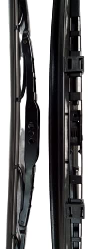 Image of Oshotto Frameless (O.E.M Type) Wiper Blades Compatible with Volkswagen Polo(24 inch /16 inch)