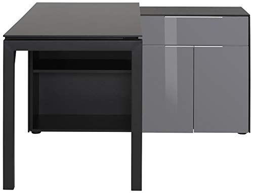 Maja Möbel Computertisch Tony Riviera | Schwarz | 140 x 73,5 x 130 cm - 4000329021096 Maja Möbel Computertisch Tony Riviera | Schwarz | 140 x 73,5 x 130 cm