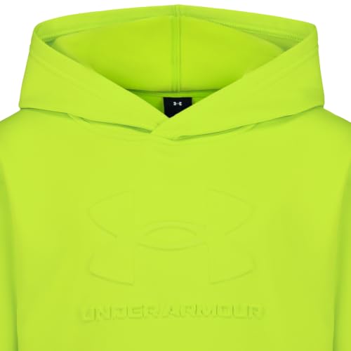 Image of Under Armour Boys' Fleece Pullover Hoodie Sweatshirt, Soft & Comfortable, Relaxed Fit