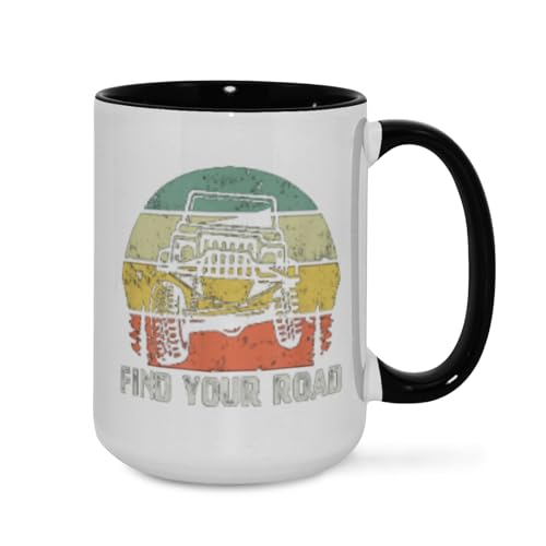 Let's Get Dirty Offroad Adventure Cool Rugged Off-Roading Funny Coffee Mugs Cute Novelty Cup, Unique Gift Ideas For Gamers, Foodies, And Humor Fans - Durable Ceramic & Vibrant Print Drinkware For