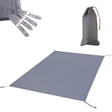Tarp 140 x 210 cm Bâche de Sol Imperméable pour Camping et Activités...