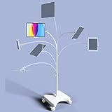 Contenu : Le support s'ouvre de 5 à 10 pouces pour contenir des tablettes ou des téléphones avec ou sans étuis. Les poignées sur le support permettent d'installer et de retirer votre appareil rapidement et facilement.