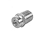 Powerful Tools Stal nierdzewna srebrna myjka wysokociśnieniowa dysza natryskowa 1/4" meg 25° rozmiar strumienia wentylatora 1,07/1,2/1,35 mm (040 (1,2 mm))