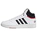 Produktbild adidas Herren Hoops 3.0 Mid Sneakers, Ftwr White/Legend Ink/Vivid Red, 43 1/3 EU