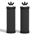 Purewell PF-3-FL Black 4-Stage Composite Carbon and Fluoride Reduction Filters, Compatible with Berkey® Big+, ProOne® Big+ Gravity Water Filter Systems and Purewell Systems (2 Pack, K Series)