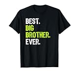 Best Big Brother Ever Teenager Older Sibling for Boys Short Sleeve T-Shirt