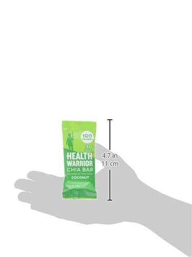 Miniatura 6 de Health Warrior - Barras de proteína barras de chía paquete de variedad tropical sin gluten veganas barras de 25 g 15 unidades