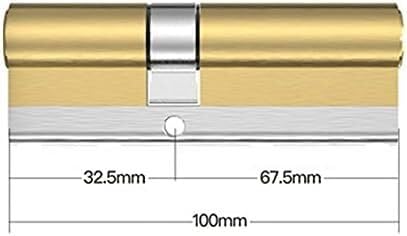 Zamek cylindryczny, zamek beczkowy, 10 kluczy, zamiennik zamka, zamek wejściowy klasy C, gałka cylindra, zamek cylindryczny Defiant z podwójną beczką(A32.5b67.5 L100mm)