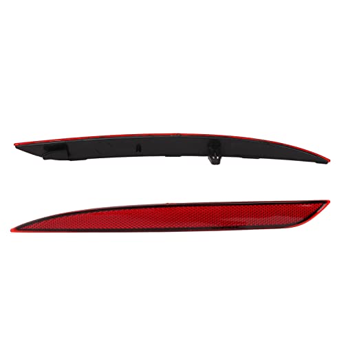 Rear Bumper Reflector for 2020 to 2023, Red Lens Car Tail Reflector Light, Rear Bumper Lights Replacement for (Left 26565 6FV0A)