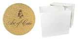 Art of Cake® 12 in Drum GOLD and 12 in WHITE TALL BOX