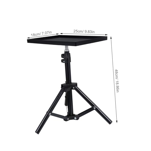 Soporte para proyector de mesa y suelo trípode regulable de hierro 3