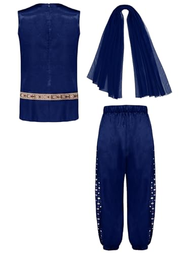 Indian Kurta for Girls with Pants Scarf Metallic Floral Print Dress Suit Kids Embroidery Partywear3