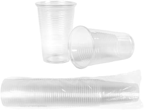 DOT Horeca Solutions 50 Bicchieri con coperchio cupola PET trasparenti monouso 500 ML tacca 0,4 alta qualità usa e getta bicchiere riciclabili macedonia bevande frappè cocktail granite gelati