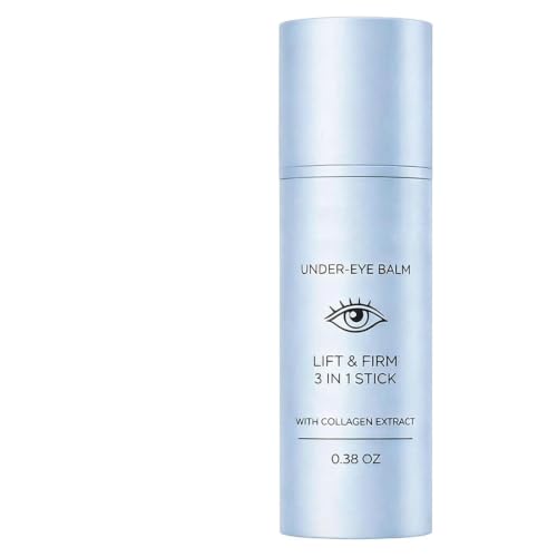 Barra para el contorno de ojos, crema antiedad con aplicador de bola para arrugas, ojeras e hinchazón, tratamiento reafirmante, para el cuidado de la piel de día y de noche