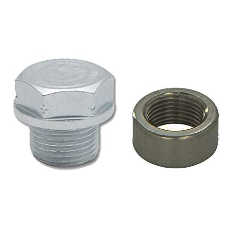 Boost Monkey Weld In Oxygen Sensor O2 Bung Kit Wideband Stainless or Mild Steel (Mild Steel Bung)