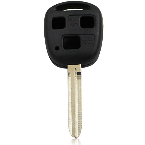2 button 3 button replacement Remote Key Shell CASE COVER For Toyota Corolla Camry Picnic Land cruiser RAV4 TOY43 uncut key (3B)