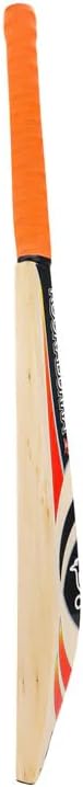 Kookaburra Retro Diablo FURY English Willow Cricket Bat– Short Handle Adult Standard Weight | Free Knocking & Preparation Included | 1-Year Warranty | Anti-Scuff Face | Bat Cover Included