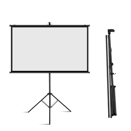Pantalla de proyección con soporte, 72" 16:9 portátil