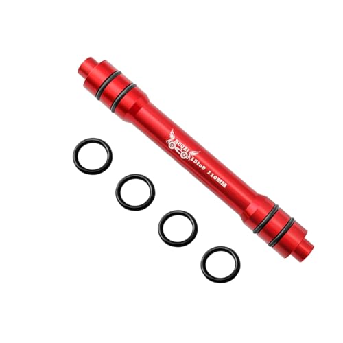 Sanmum Bicycle QR Adapter Thru Axle Adapter (15 to 9 110mm,Red)