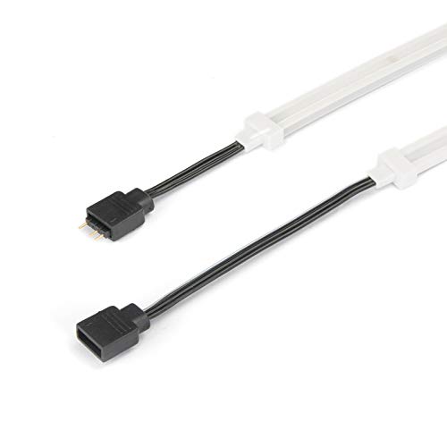 Image of SilverStone Technology LS04 Premium High Density Dual-Sided Addressable RGB (ARGB) 450mm Long Light Strip 2-Pack for PC and Indoor Use, SST-LS04