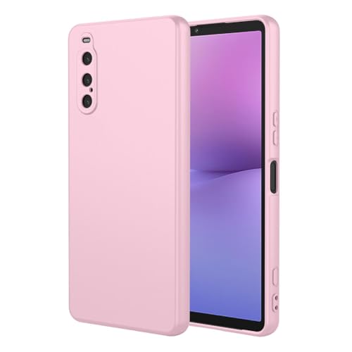 SEAHAI Case for Sony Xperia 10 V, Ultra Thin Silky-Soft Touch Liquid Silicone Phone Cover with Shockproof Airbag Design