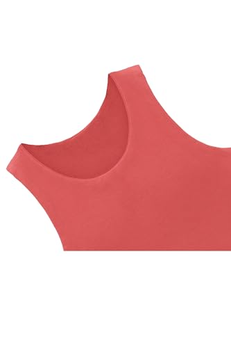 Image of Lilax Girls' Double Lined Sleeveless Basic Crop Tank Top