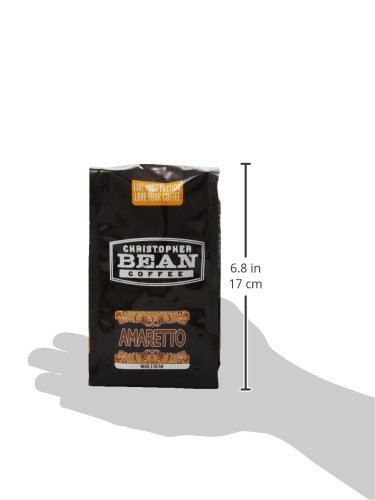 Christopher Bean Coffee Flavored Whole Bean Coffee, Amaretto, 12 Ounce #TOP2