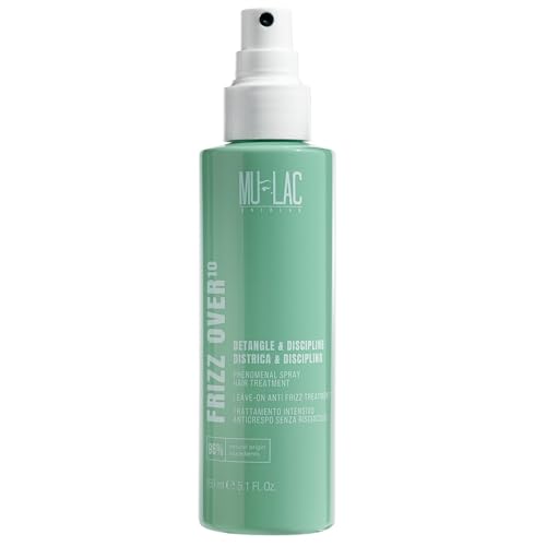 MULAC | FRIZZ OVER10 - Trattamento Intensivo Anticrespo Senza Risciacquo, Latte Spray...