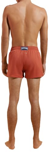 Men Swim Trunks Short And Fitted Stretch Solid4