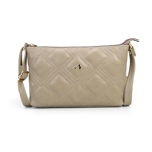 Image of Metro Women Casual PU Soft Body Zipper closure Quilted Sling Bag