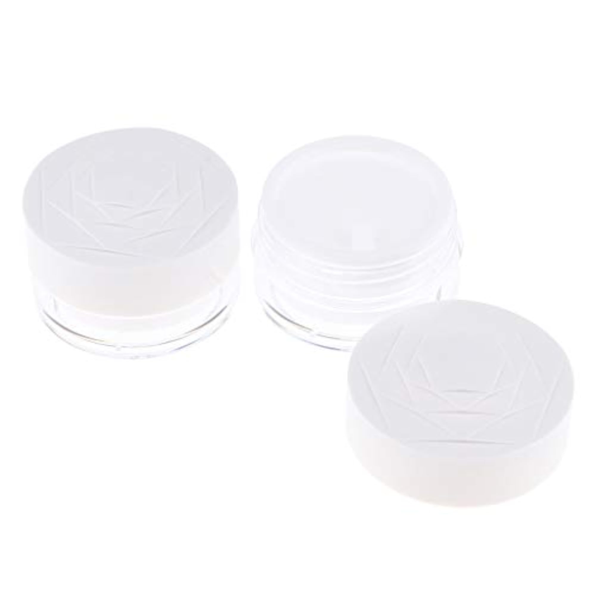 2x Face Cream Acrylic Bottles for Makeup and Lotion