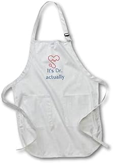 3dRose Mary Aikeen- Doctoral Degree - Simple Text of Its Dr. Actually - Aprons (apr-369239-2)