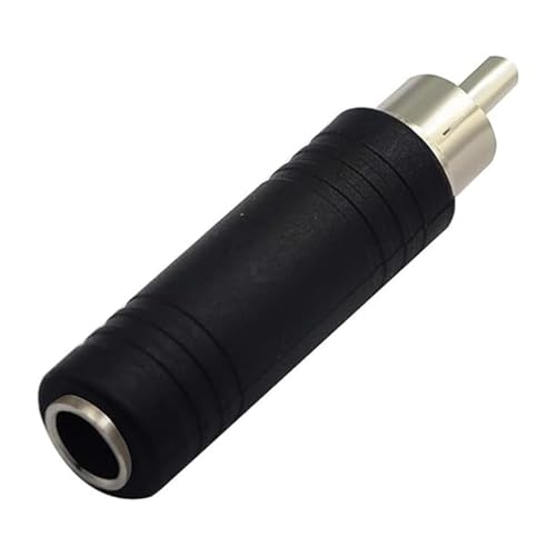 Adaptador RCA a 6.35 mm resuelve problemas de conexión de audio en su estudio 1