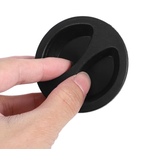 Funda para base sombrilla rellenable Lurrose de plástico negro para terrazas pack de 6 5