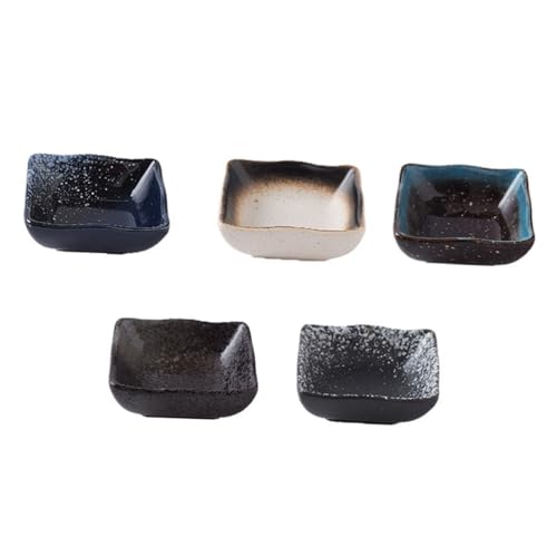 Juego de 5 platos de sushi de cerámica estilo japonés miniatura 1