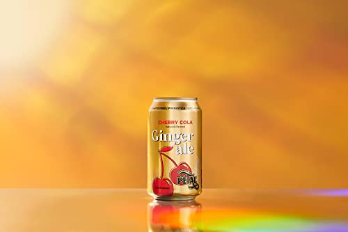 Petal Ginger Ale, Cherry Cola, Naturally Flavored, Full Of Botanicals, Prebiotics & Adaptogens, No Caffeine, 12 Fluid Ounce (Pack Of 12) #TOP7