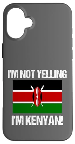 I'm Not Yelling Kenyan ���� �P�j�A �X�}�z�P�[�X iPhone 16 Plus �p