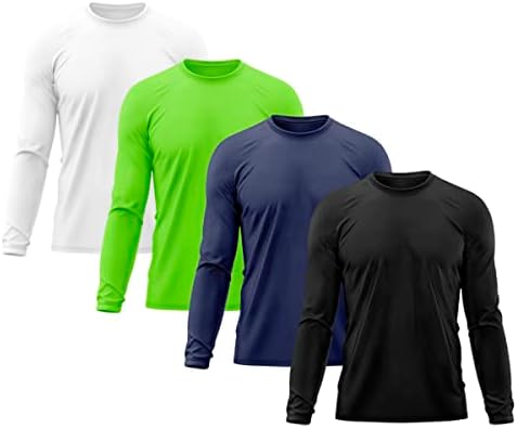 Kit 4 Camisetas Masculina Manga Longa Térmica Proteção Solar UV D...