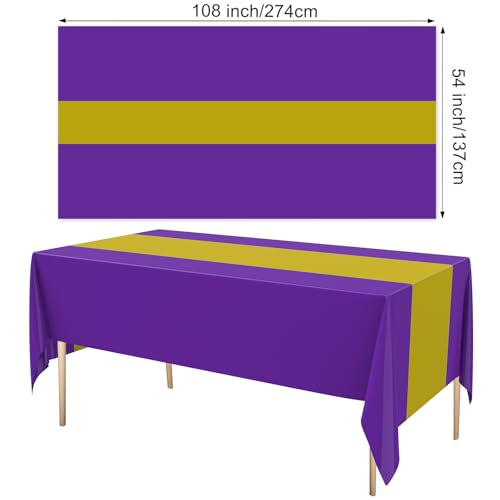Nappe jetable en plastique de 137,2 x 274,3 cm imperméable rectangulaire
