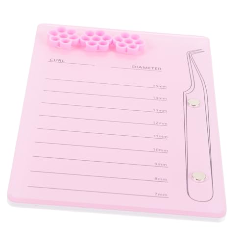 Healeved Pallet Acrilico per Extension Ciglia Vassoio Portaciglia Magnetico Riutilizzabile per Applicazione e Conservazione Ciglia Finte Attrezzo Indispensabile per e Colore Colore Casuale