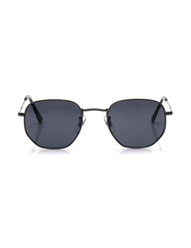 Image of Fastrack Tees Hexagonal Sunglasses for unisex