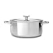 Produktbild KitchenAid Mehrlagiger Edelstahl-Kasserolle mit Deckel, 3-lagig, 20 cm