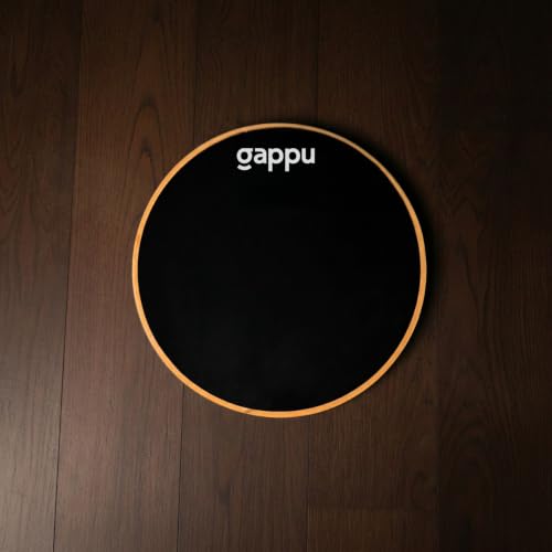 Image of Practice Pad Drum 12 Inch - Black | Training Pad for Drummers & Students