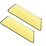 CALLARON Reusable 2pcs Thick Microfiber Cleaning Cloths 30x40cm Dual-Sided Absorbent Fabric for Bike,