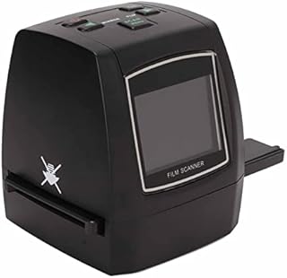 Film scanner, 22 MP 2.4 inch LCD screen Portable Digital Photo Converter 35 mm 126 110 Slide Negative to JPEG images Easy upload Nostalgic for computer UK Plug