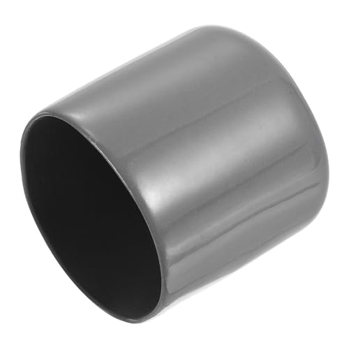 Image of uxcell 4pcs Rubber End Caps 41mm ID Vinyl Round End Cap Cover Screw Thread Protectors Dark Grey, 40mm Height