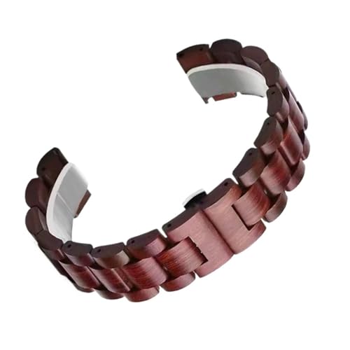 Bracelet de montre en bois anti irritation réglable et léger 22mm