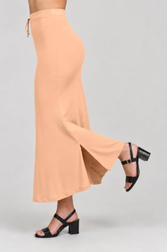 Image of Saree Shapewear Petticoat for Women, Stretchable Saree Shaper, Mermaid Fit Petticoat, 4-Way Stretch Saree Petticoat, Drawstring Waist